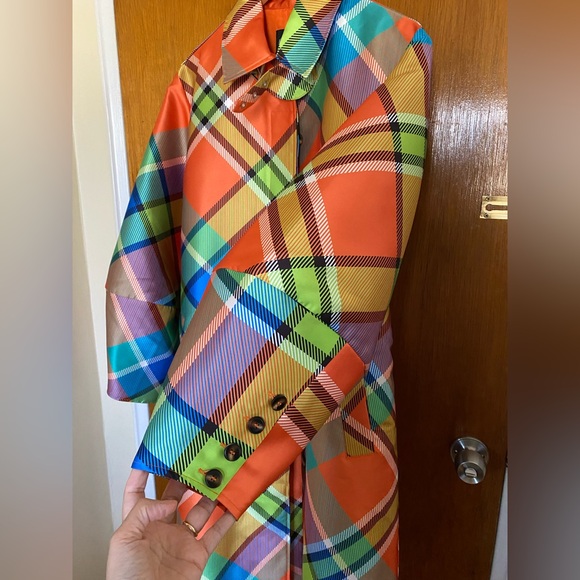 Multi-Color Trench Coat - Picture 6 of 8